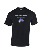 John A. Logan College Womens Basketball Block - Cotton T-Shirt