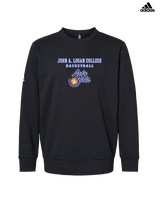 John A. Logan College Womens Basketball Block - Mens Adidas Crewneck