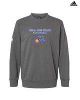 John A. Logan College Womens Basketball Block - Mens Adidas Crewneck