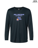 John A. Logan College Womens Basketball Block - Mens Oakley Longsleeve