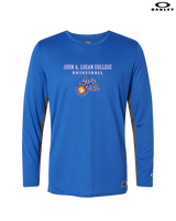 John A. Logan College Womens Basketball Block - Mens Oakley Longsleeve