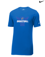 John A. Logan College Womens Basketball Nothing But Net - Mens Nike Cotton Poly Tee