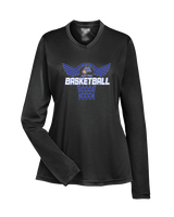 John A. Logan College Womens Basketball Nothing But Net - Womens Performance Longsleeve