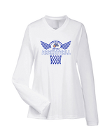 John A. Logan College Womens Basketball Nothing But Net - Womens Performance Longsleeve