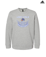 John A. Logan College Womens Basketball Outline - Mens Adidas Crewneck