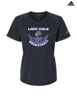 John A. Logan College Womens Basketball Outline - Womens Adidas Performance Shirt