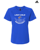 John A. Logan College Womens Basketball Outline - Womens Adidas Performance Shirt