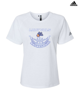 John A. Logan College Womens Basketball Outline - Womens Adidas Performance Shirt