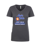 John A. Logan College Womens Basketball Split - Womens Vneck