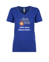 John A. Logan College Womens Basketball Split - Womens Vneck