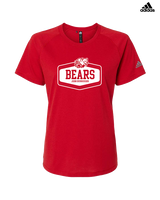 John Burroughs HS Cheer Board - Womens Adidas Performance Shirt