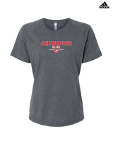 John Burroughs HS Cheer Design - Womens Adidas Performance Shirt