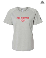 John Burroughs HS Cheer Design - Womens Adidas Performance Shirt