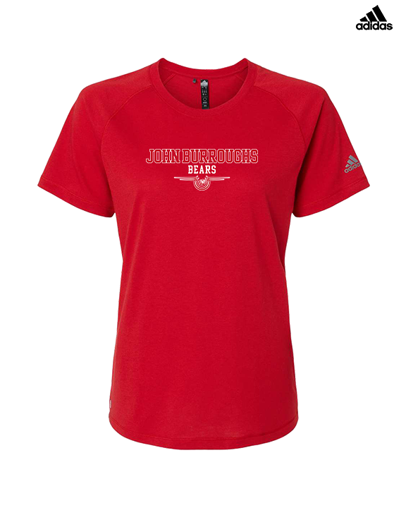 John Burroughs HS Cheer Design - Womens Adidas Performance Shirt