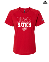 John Burroughs HS Cheer Nation - Womens Adidas Performance Shirt