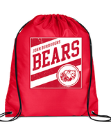 John Burroughs HS Cheer Square - Drawstring Bag