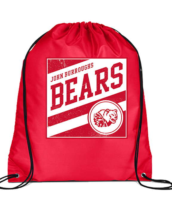 John Burroughs HS Cheer Square - Drawstring Bag