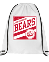 John Burroughs HS Cheer Square - Drawstring Bag