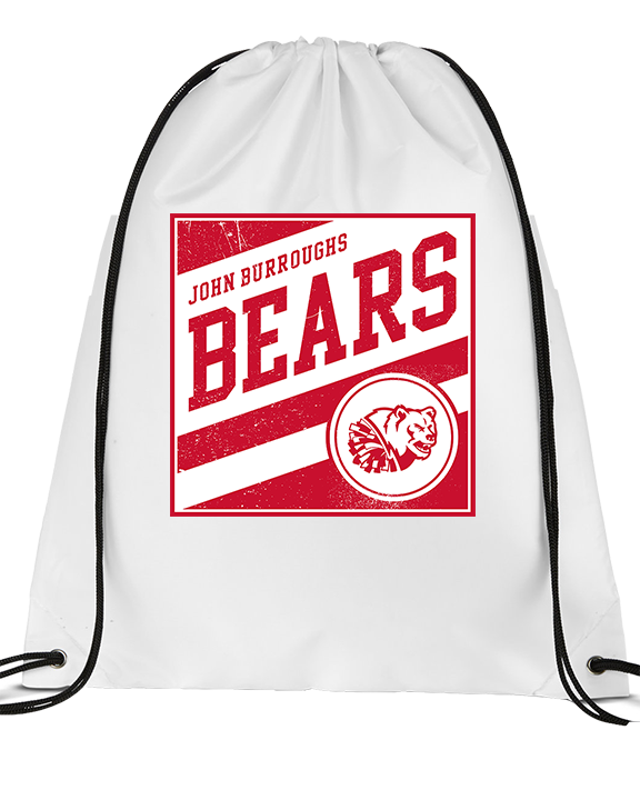 John Burroughs HS Cheer Square - Drawstring Bag