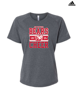 John Burroughs HS Cheer Stamp - Womens Adidas Performance Shirt