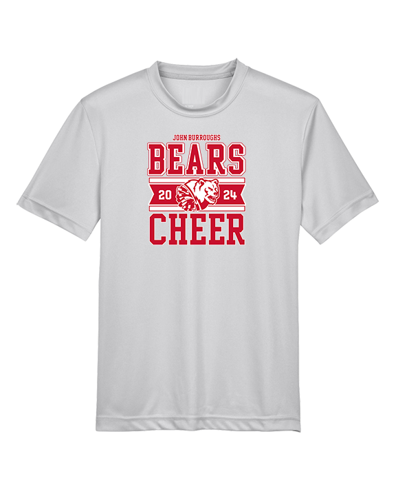 John Burroughs HS Cheer Stamp - Youth Performance Shirt