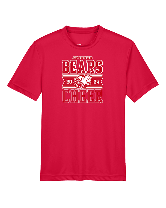 John Burroughs HS Cheer Stamp - Youth Performance Shirt
