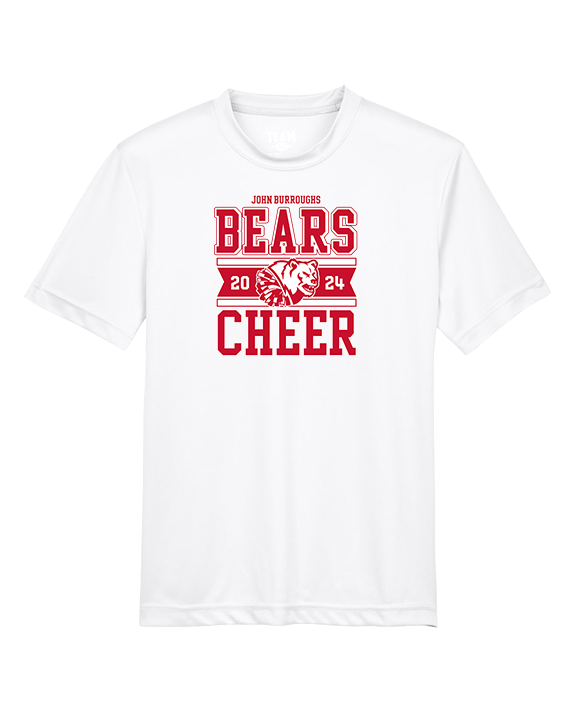 John Burroughs HS Cheer Stamp - Youth Performance Shirt