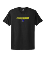 Johnson Creek HS Softball Block - Mens Select Cotton T-Shirt