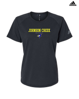 Johnson Creek HS Softball Block - Womens Adidas Performance Shirt
