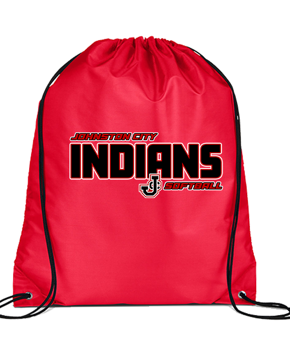 Johnston City HS Softball Bold - Drawstring Bag