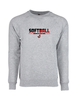 Johnston City HS Softball Cut - Crewneck Sweatshirt