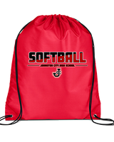 Johnston City HS Softball Cut - Drawstring Bag