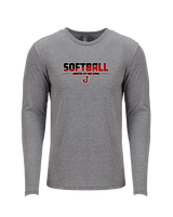 Johnston City HS Softball Cut - Tri-Blend Long Sleeve