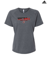Johnston City HS Softball Cut - Womens Adidas Performance Shirt
