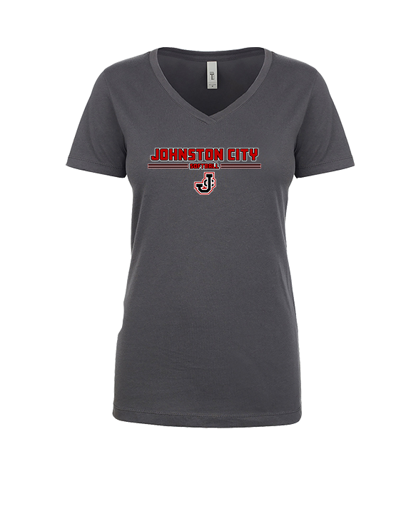 Johnston City HS Softball Keen - Womens Vneck