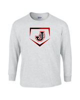 Johnston City HS Softball Plate - Cotton Longsleeve