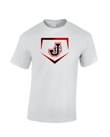 Johnston City HS Softball Plate - Cotton T-Shirt