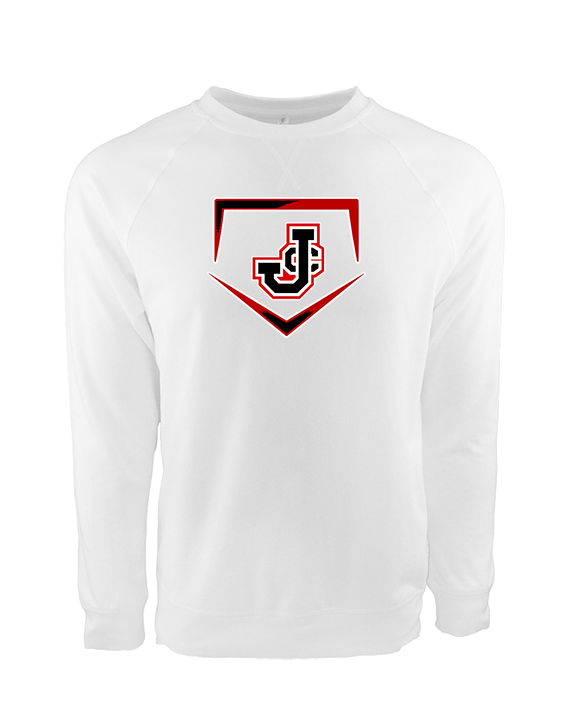 Johnston City HS Softball Plate - Crewneck Sweatshirt