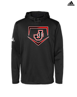 Johnston City HS Softball Plate - Mens Adidas Hoodie