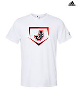 Johnston City HS Softball Plate - Mens Adidas Performance Shirt