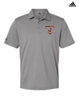 Johnston City HS Softball Plate - Mens Adidas Polo