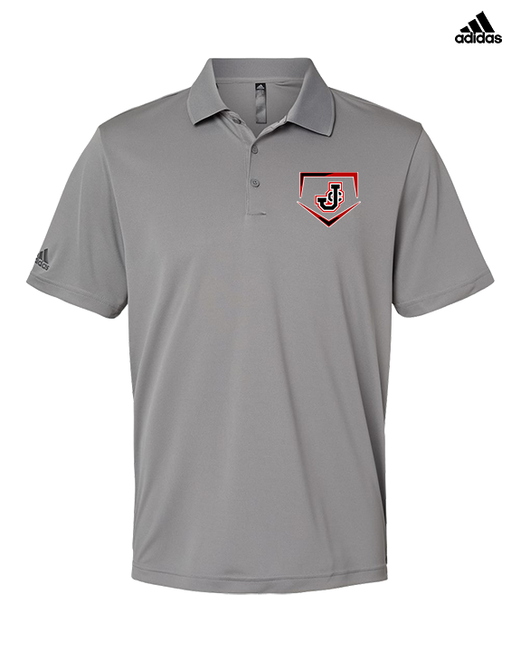 Johnston City HS Softball Plate - Mens Adidas Polo