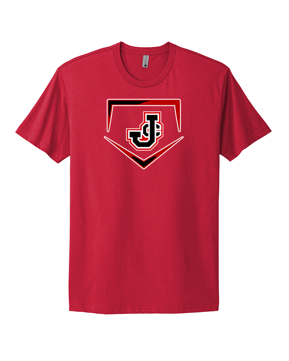 Johnston City HS Softball Plate - Mens Select Cotton T-Shirt