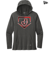 Johnston City HS Softball Plate - New Era Tri-Blend Hoodie