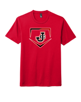 Johnston City HS Softball Plate - Tri-Blend Shirt