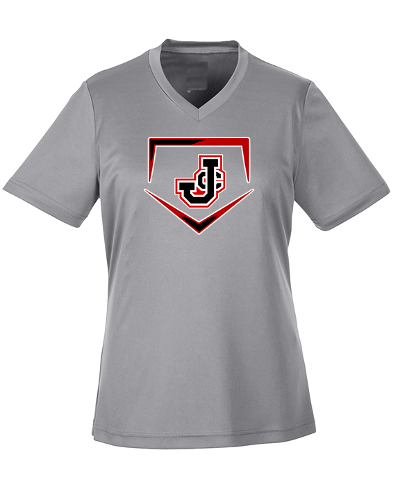 Johnston City HS Softball Plate - Womens Performance Shirt