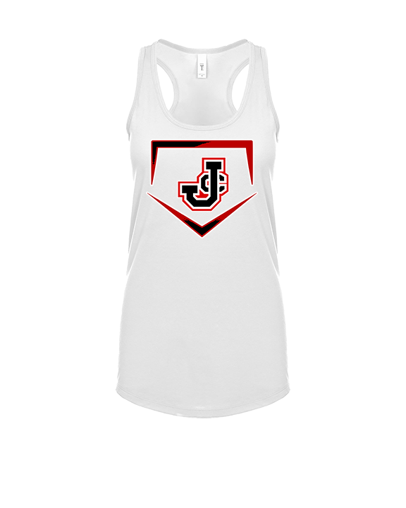 Johnston City HS Softball Plate - Womens Tank Top