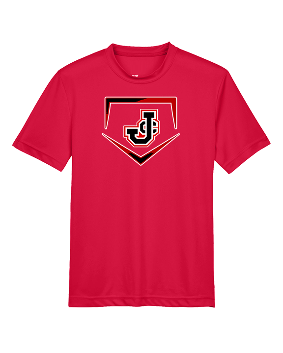 Johnston City HS Softball Plate - Youth Performance Shirt
