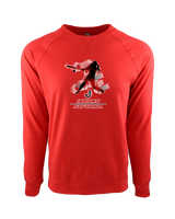 Johnston City HS Softball Swing - Crewneck Sweatshirt