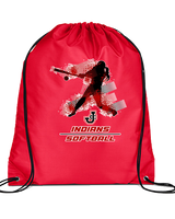 Johnston City HS Softball Swing - Drawstring Bag